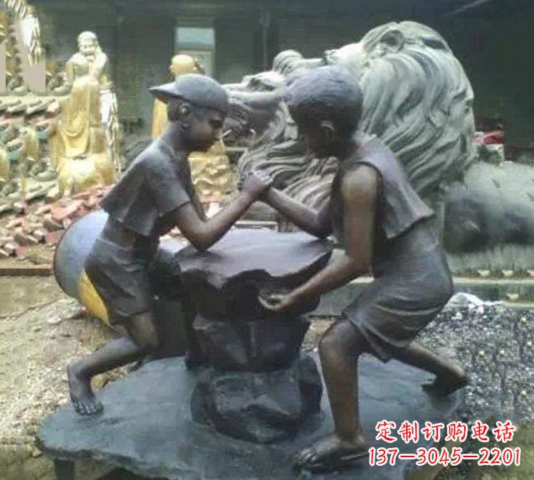 四川非凡童趣,精致儿童铜雕