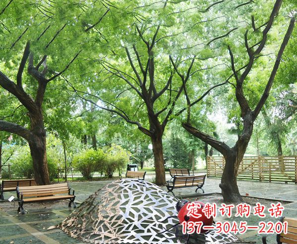 四川悠久活力-不锈钢瓢虫雕塑