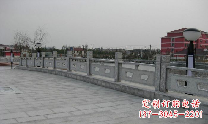 四川公园仿古石栏板 (2)