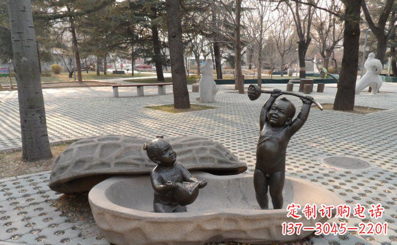 四川花生娃娃艺术雕塑