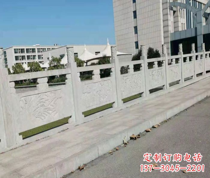 四川精美大理石浮雕栏板