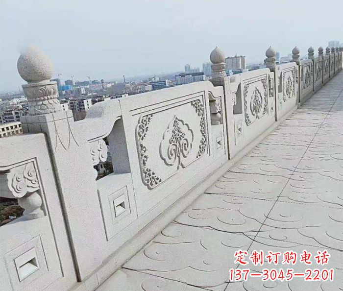 四川精美大理石栏板雕塑
