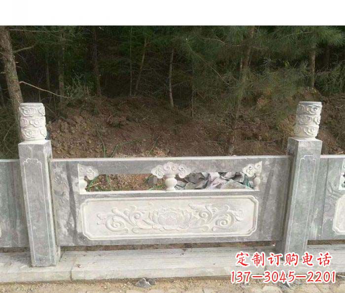 四川大理石栏板石雕艺术品