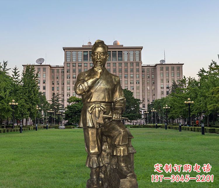 四川传承古代精湛工艺,精美细腻的鲁班雕塑