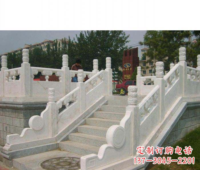 四川精美大理石栏板雕塑