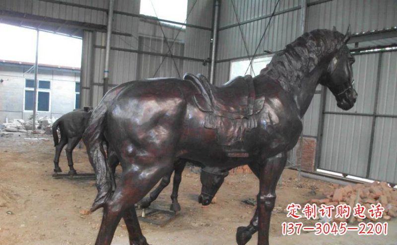 四川公园铜马动物铜雕