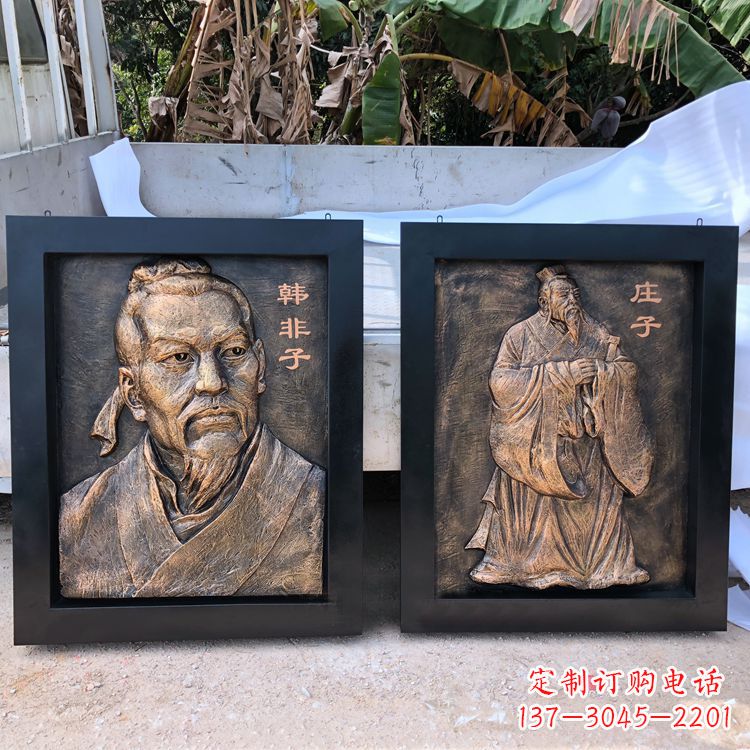 四川中领雕塑专业的古代历史名人头像雕塑定制