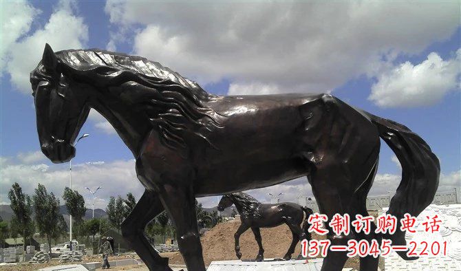 四川广场马动物铜雕 (3)