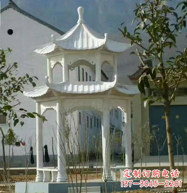 四川汉白玉凉亭雕塑,为您打造完美的艺术空间