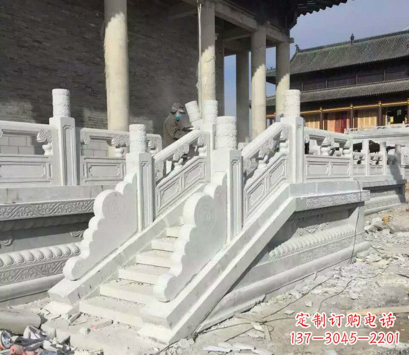 四川大理石栏板石雕,精美绝伦,让建筑锦上添花