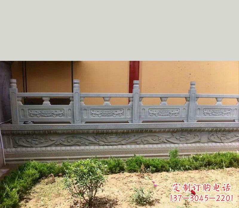 四川尊贵而古典的大理石栏板雕塑