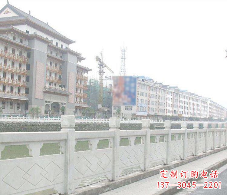 四川流光溢彩的大理石栏板石雕