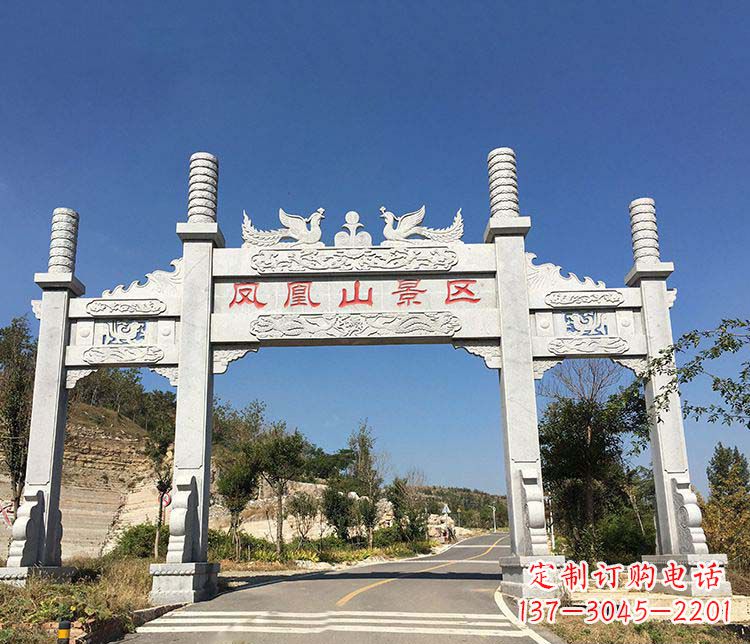 四川中领雕塑:高质量牌坊石雕