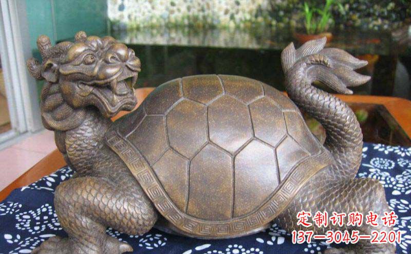 四川龙龟古代神兽铜雕