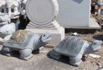 四川质朴弥足细节的乌龟雕塑