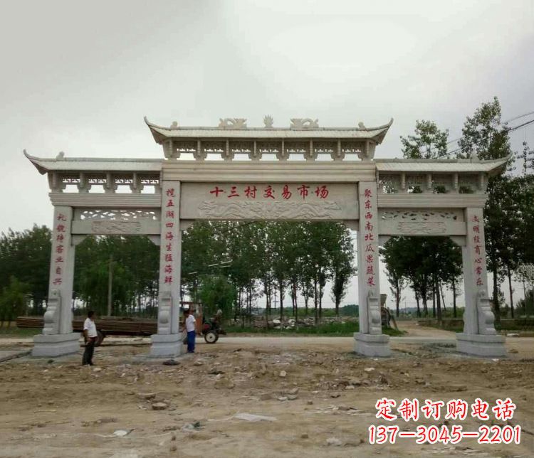 四川精美石牌坊雕塑,令你惊艳无比