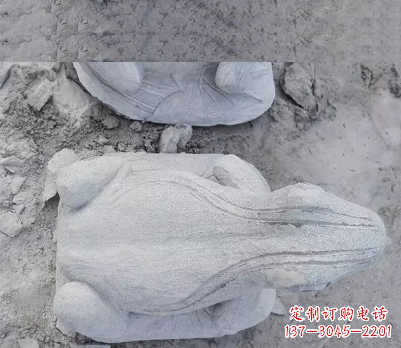 四川石雕青蛙雕塑