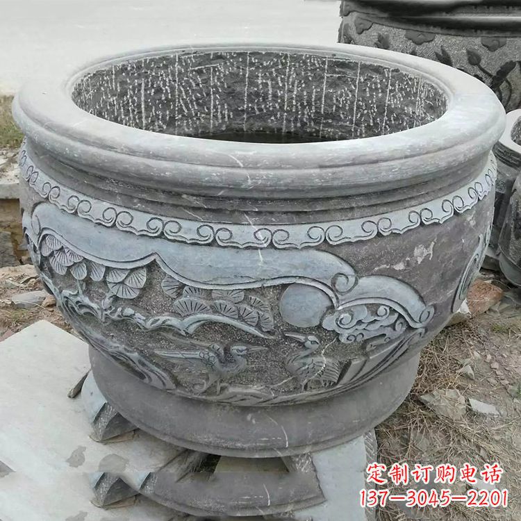 四川石刻园林鱼缸