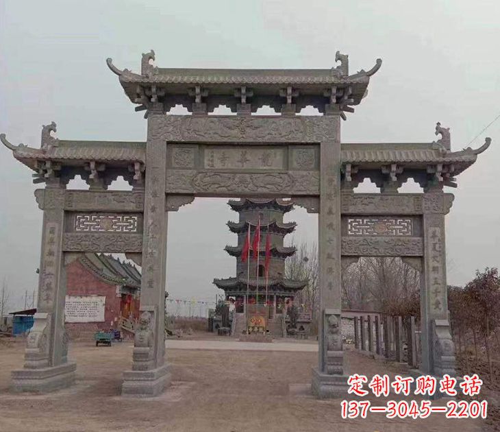 四川寺院石牌坊