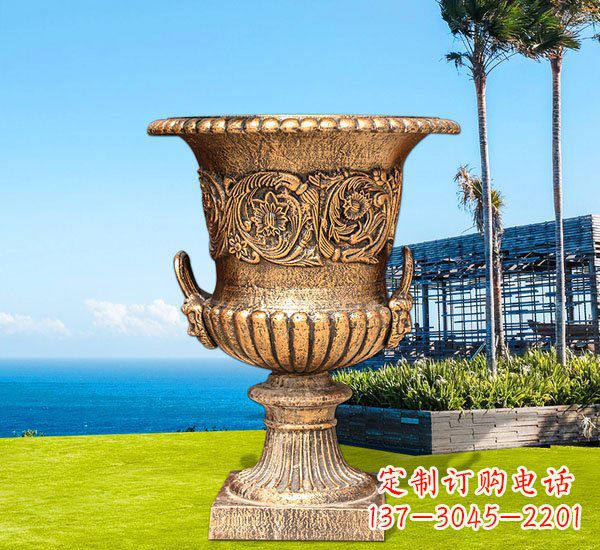 四川铜雕欧式花盆