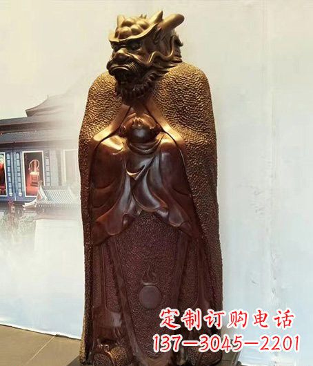 四川铜雕兽首人身十二生肖