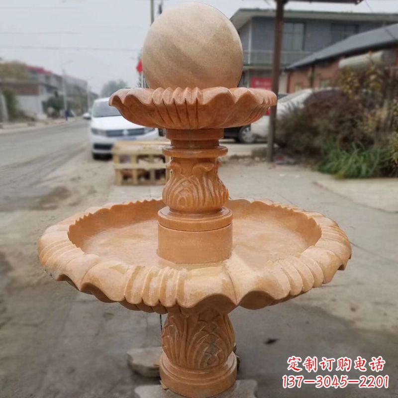 四川晚霞红风水球