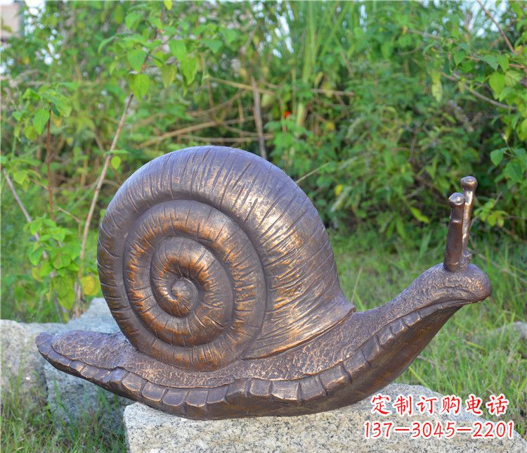 四川蜗牛铜雕塑
