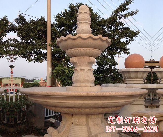 四川小区景观大型喷泉石雕 (4)
