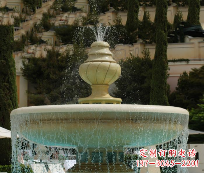 四川小区景观多层喷泉石雕_2