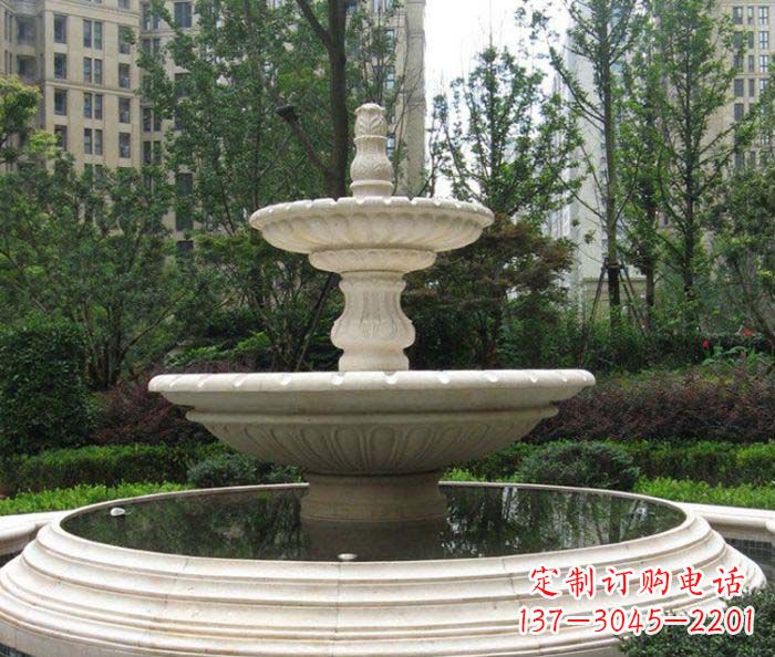 四川小区景观欧式喷泉石雕 (2)