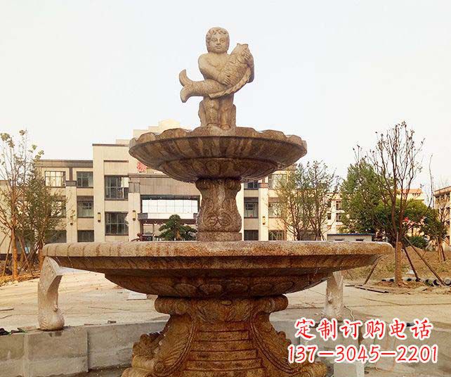 四川小区景观欧式喷泉石雕