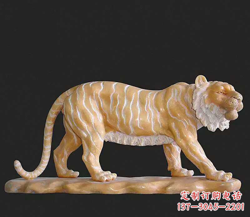 四川行走老虎石雕动物雕塑