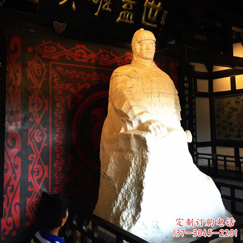 四川英雄盖世楚霸王石雕像