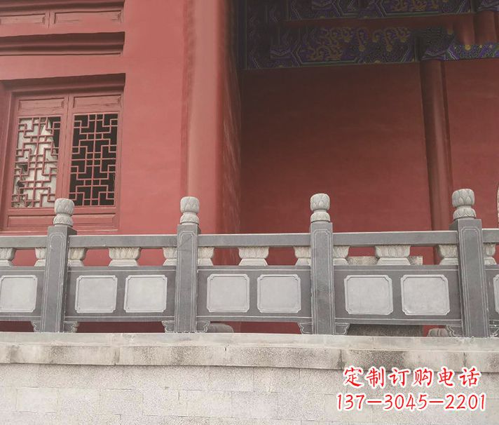 四川园林仿古石栏板景观石雕 (8)