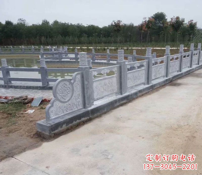 四川园林仿古石栏板景观石雕 (11)