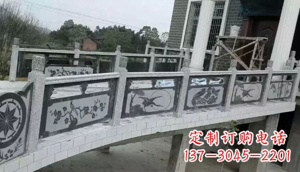四川园林仿古石栏板景观石雕 (10)