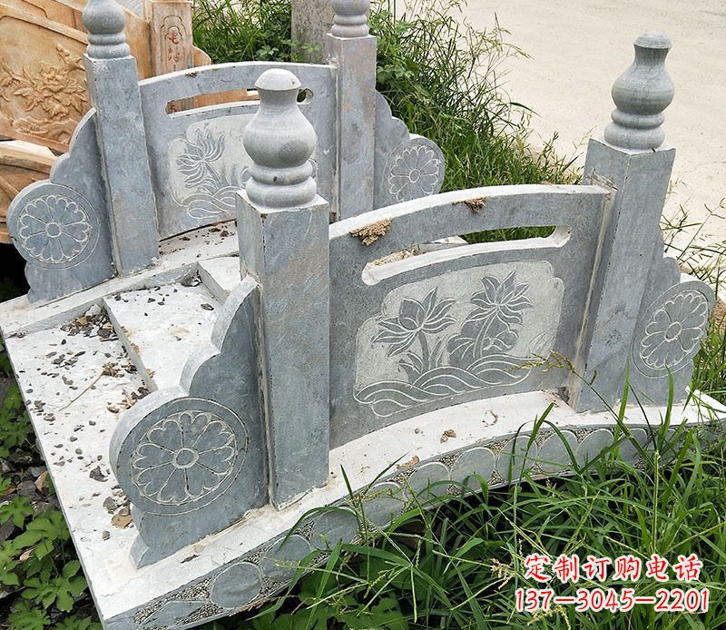 四川园林仿古石栏板景观石雕_1 (2)