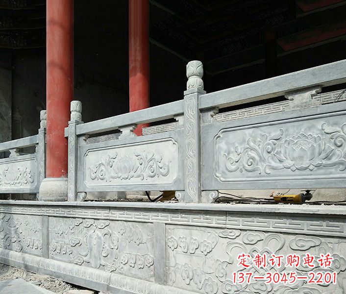 四川园林仿古石栏板景观石雕_1 (3)