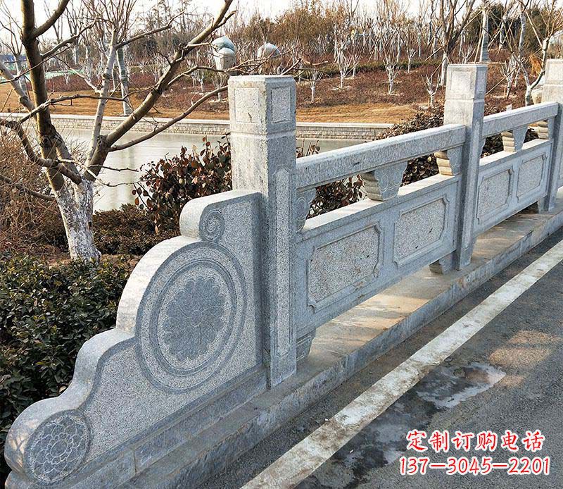 四川园林仿古石栏板景观石雕_1