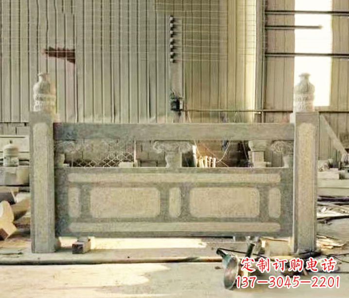 四川园林仿古石栏板景观石雕_2 (2)