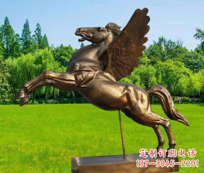 四川园林飞马铜雕