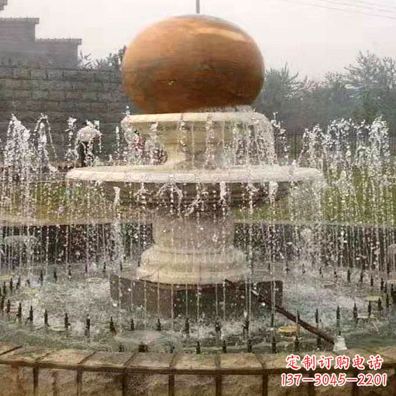 四川园林风水球