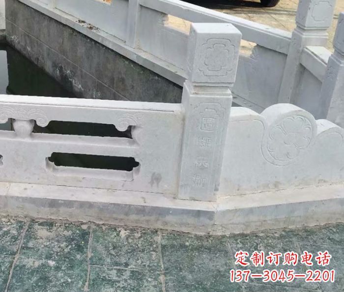 四川园林景观大理石栏板雕塑 (7)
