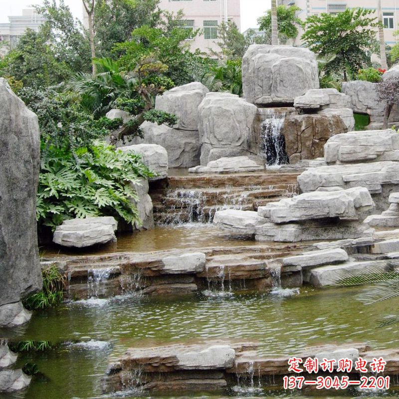 四川园林石头假山流水