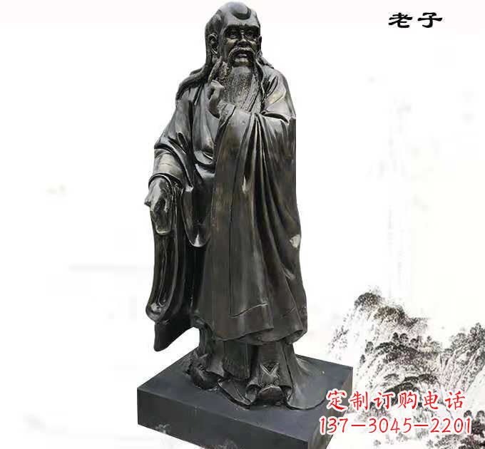 四川铸铜老子雕塑